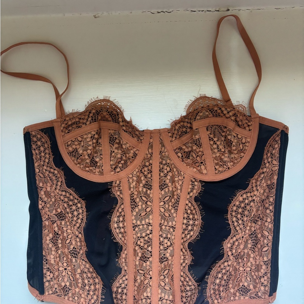 Urban Outfitters Rust Bustier Top